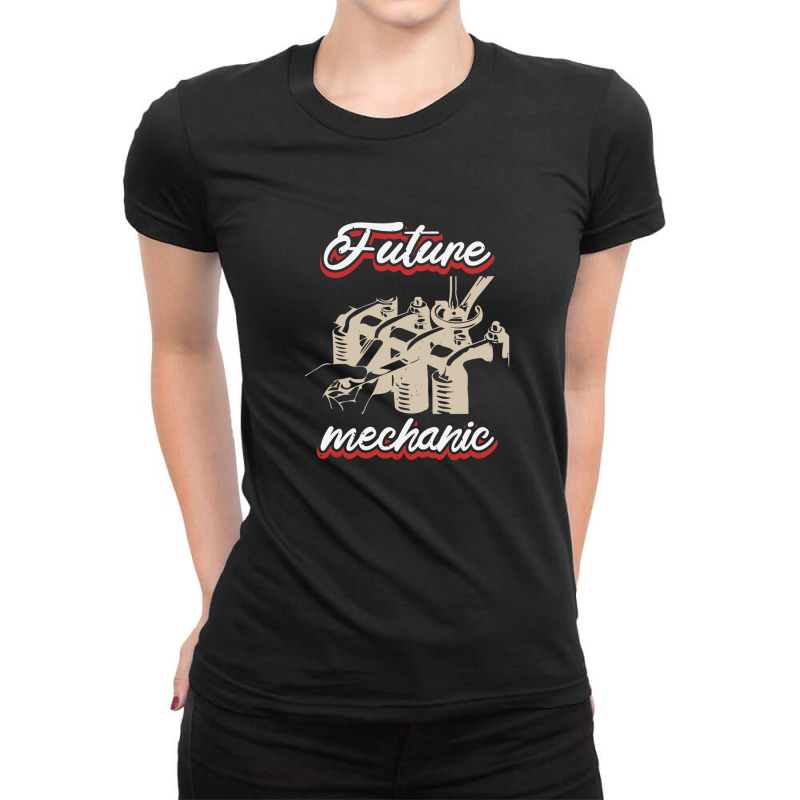 Future Mechanic Ladies Fitted T-Shirt by DustinNewman | Artistshot