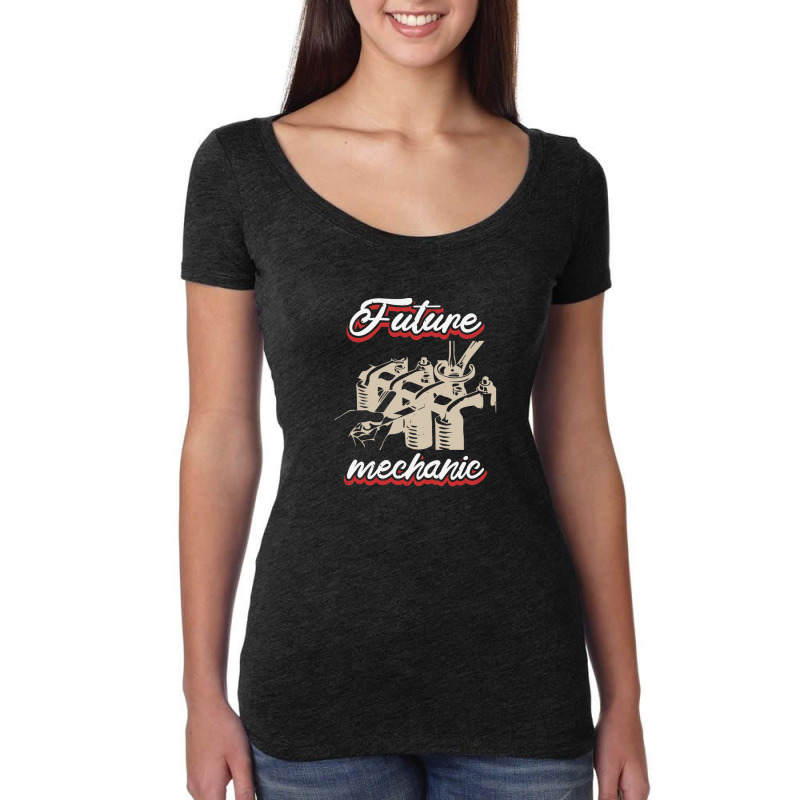 Future Mechanic Women's Triblend Scoop T-shirt by DustinNewman | Artistshot