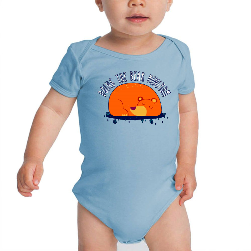 Bear Minimum Baby Bodysuit | Artistshot