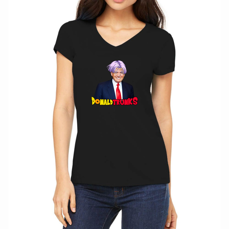 Donald Trunks Gift.png Women's V-Neck T-Shirt by AmberUshka | Artistshot