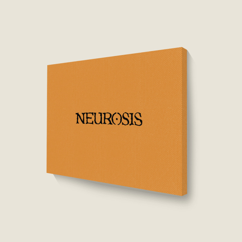 Neurosis | Black Design Landscape Canvas Print | Artistshot