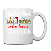 Bangkok Thailand City Trip Skyline Map Coffee Mug | Artistshot