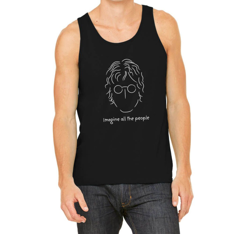 Imagine Black Tank Top by MichaelHolland | Artistshot