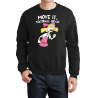 Hey Arnold Helga Move It Football Head Crewneck Sweatshirt | Artistshot