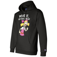 Hey Arnold Helga Move It Football Head Champion Hoodie | Artistshot