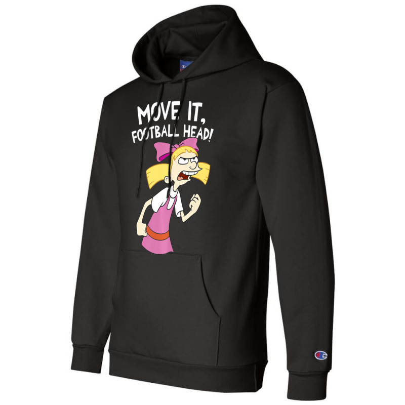 Hey Arnold Helga Move It Football Head Champion Hoodie by cm-arts | Artistshot