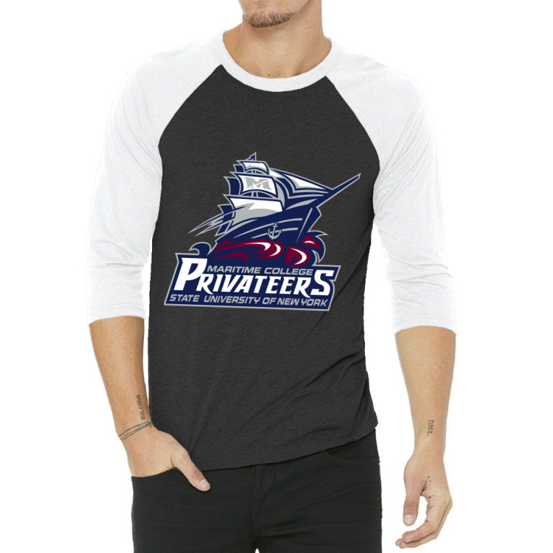 Maritime, Suny Athletics 3/4 Sleeve Shirt by Cielkenedy | Artistshot