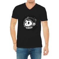 The Martian Panda V-neck Tee | Artistshot