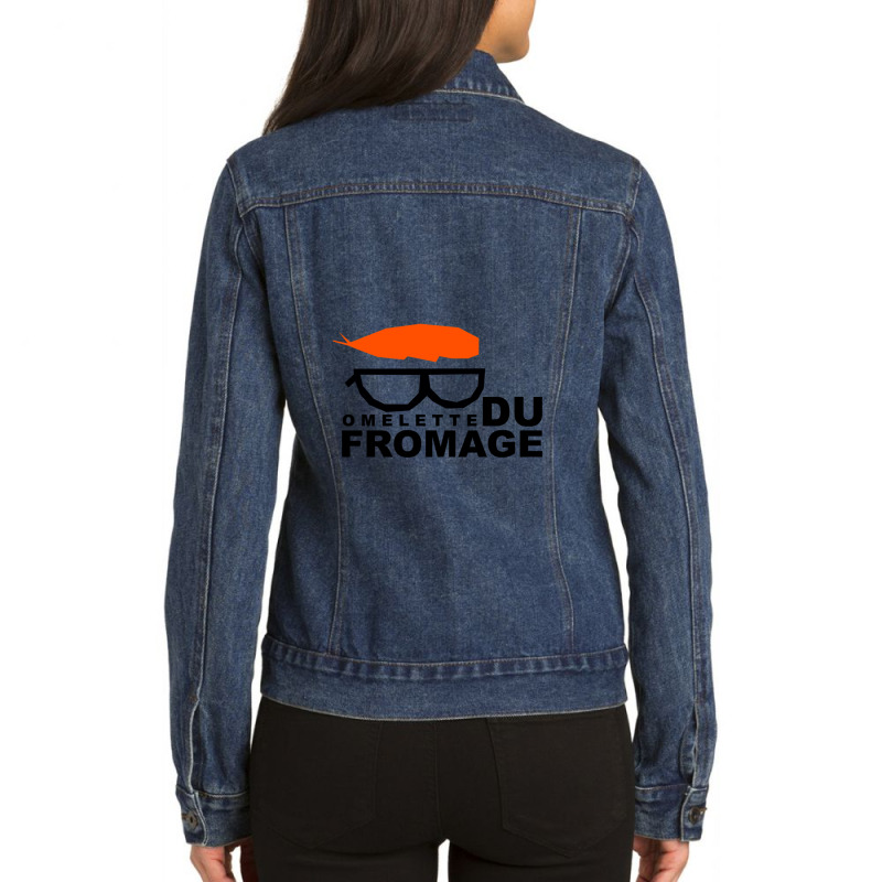 Omelette Du Fromage Gift Ladies Denim Jacket by ClintonSoto | Artistshot