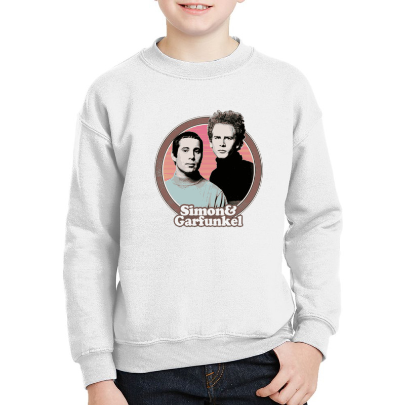 Simon & Garfunkel Original Retro Fan Art Design Youth Sweatshirt | Artistshot