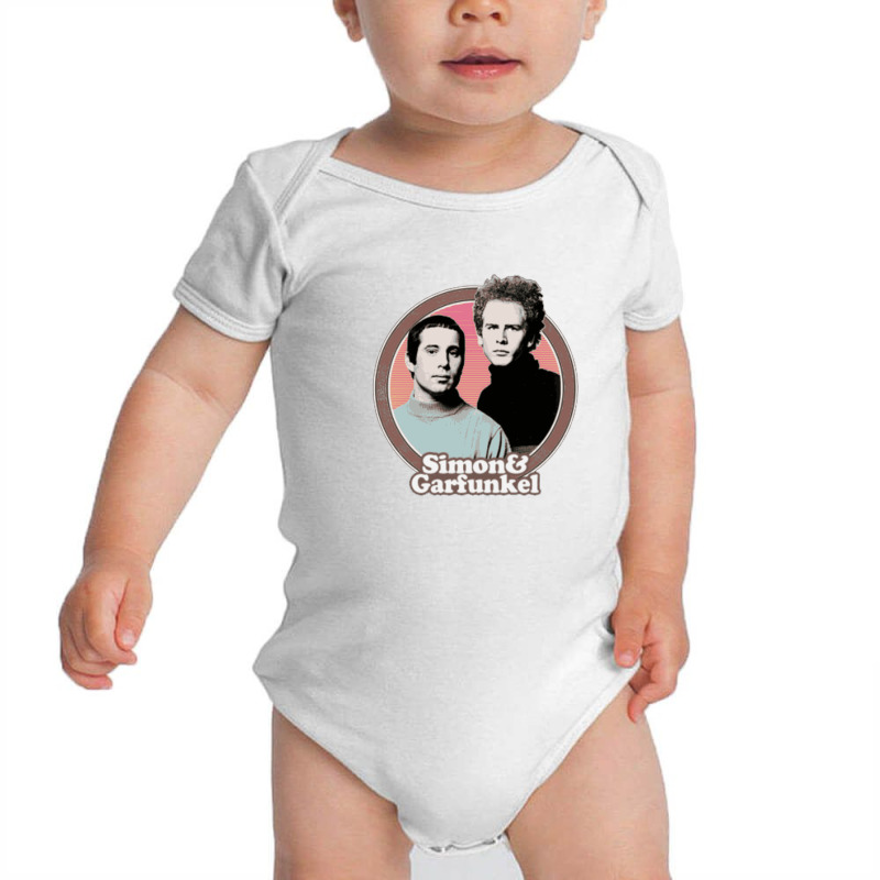 Simon & Garfunkel Original Retro Fan Art Design Baby Bodysuit | Artistshot