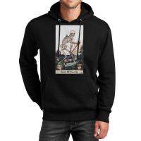 Death Skeleton Tarot Card, Aesthetic, Death Of Emotion, Death Skeleton Unisex Hoodie | Artistshot