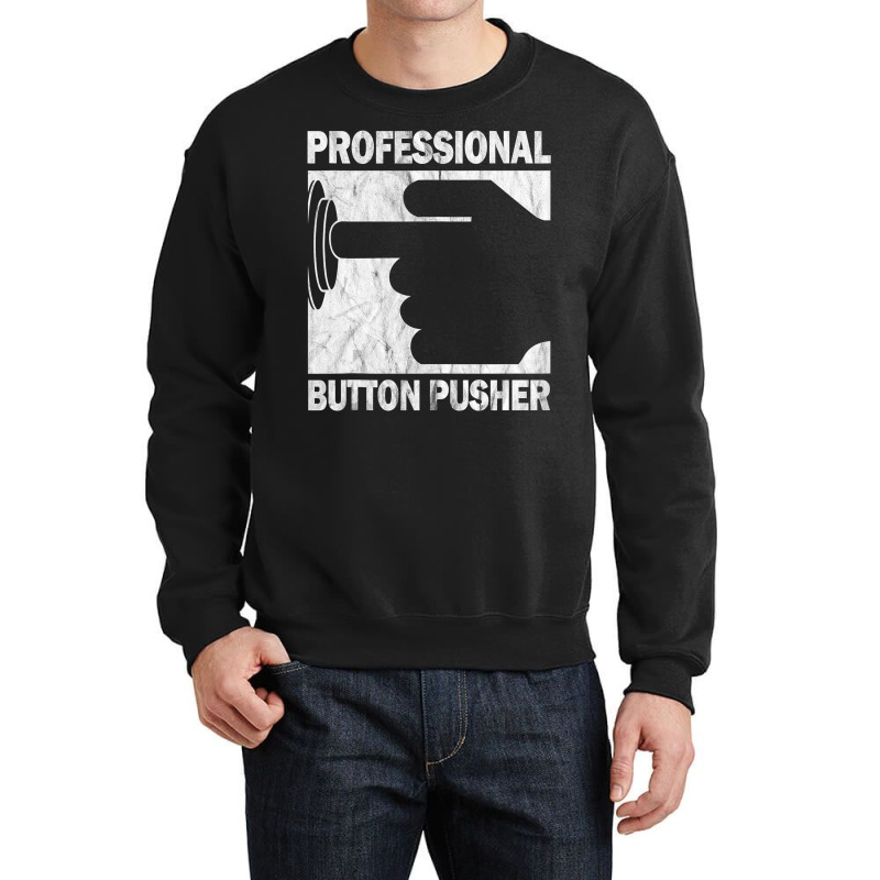 Professional Button Pusher Cnc Engineer G Code Vintage Tank Top Crewneck Sweatshirt | Artistshot