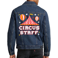 Circus Staff Circus Event Security Carnival Ringmaster T Shirt Men Denim Jacket | Artistshot