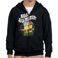 Luau Summer Bummin Portrait Youth Zipper Hoodie | Artistshot