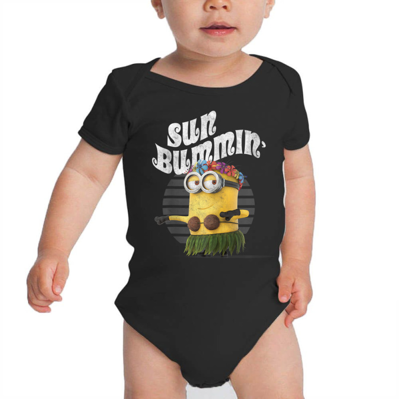 Luau Summer Bummin Portrait Baby Bodysuit by BuiDoc | Artistshot