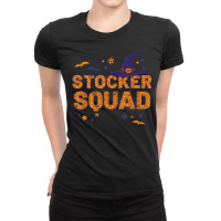 Stocker Squad Witch Halloween Matching Stacker Ladies Fitted T-shirt | Artistshot