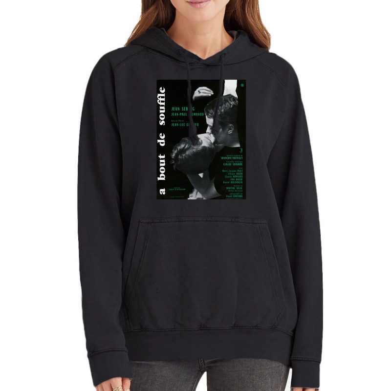 Breathless Jean Luc Godard Vintage Hoodie | Artistshot