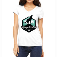 Nanga Parbat Call Of The Wild Women's V-neck T-shirt | Artistshot