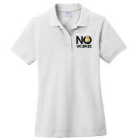 No Coffee No Workee Portrait Ladies Polo Shirt | Artistshot