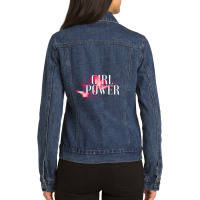 Girl Power2 Ladies Denim Jacket | Artistshot