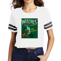 Witches Tales, Distressed   Vintage Horror Scorecard Crop Tee | Artistshot