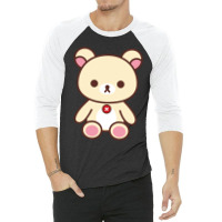 C:\users\dell\desktop\l2\chung 7\rilakkuma Korilakkuma__.png 3/4 Sleeve Shirt | Artistshot