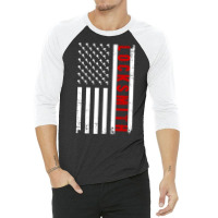 Cool Locksmith Art For Men Women American Flag Lock Picker Pullover Ho 3/4 Sleeve Shirt | Artistshot