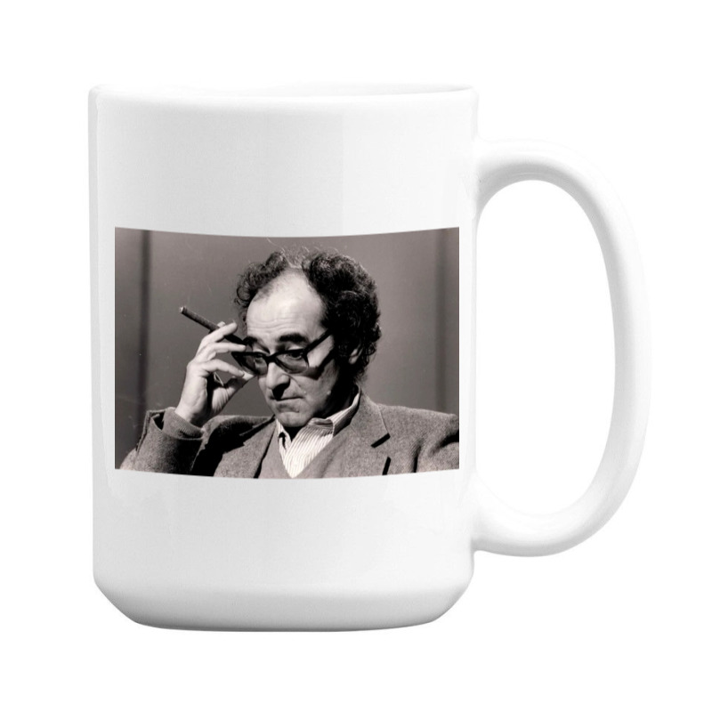 Jean-luc Godard French-swiss Film Director, Jean-luc Godard French Fil 15 Oz Coffee Mug | Artistshot