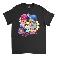 Kids Shimmer And Shine Just Add Sparkle Dancing Portrait Classic T-shirt | Artistshot