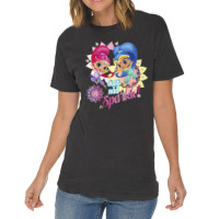 Kids Shimmer And Shine Just Add Sparkle Dancing Portrait Vintage T-shirt | Artistshot