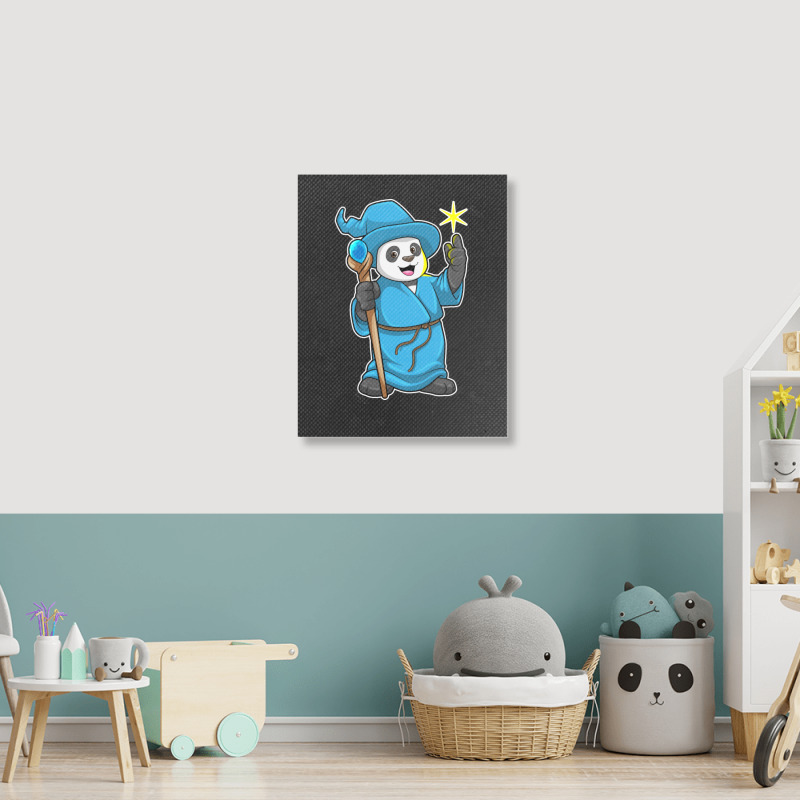 C:\users\dell\desktop\l2\chung 7\panda Types Panda As Wizard With Magi Portrait Canvas Print | Artistshot