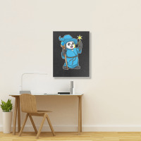 C:\users\dell\desktop\l2\chung 7\panda Types Panda As Wizard With Magi Portrait Canvas Print | Artistshot