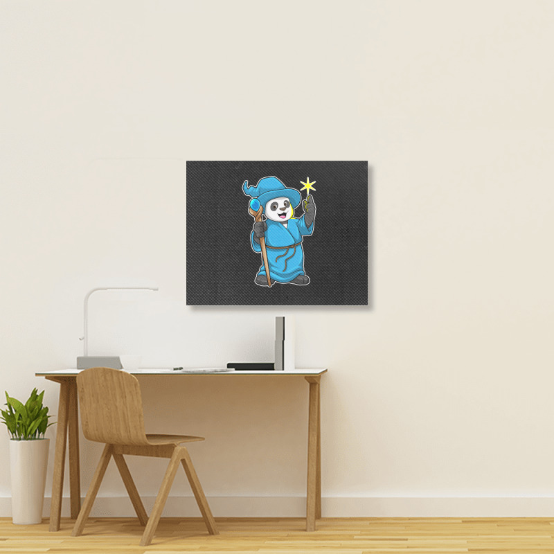 C:\users\dell\desktop\l2\chung 7\panda Types Panda As Wizard With Magi Landscape Canvas Print | Artistshot