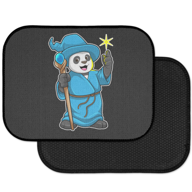 C:\users\dell\desktop\l2\chung 7\panda Types Panda As Wizard With Magi Rear Car Mat | Artistshot