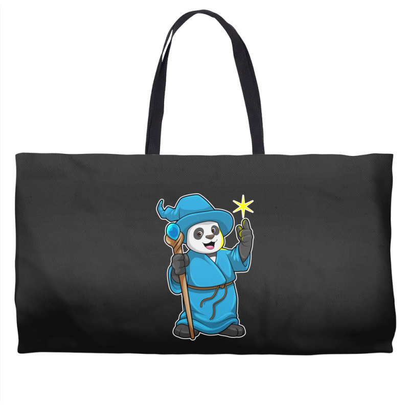 C:\users\dell\desktop\l2\chung 7\panda Types Panda As Wizard With Magi Weekender Totes | Artistshot