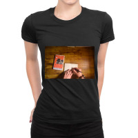 Reading Godard Ladies Fitted T-shirt | Artistshot