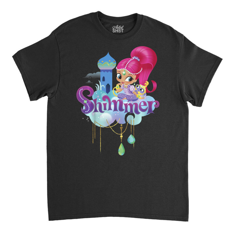 Kids Shimmer And Shine Shimmer Cloud Palace Portrait Classic T-shirt | Artistshot