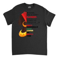 Womens Black Culture African Woman 7 Principles Celebration Classic T-shirt | Artistshot