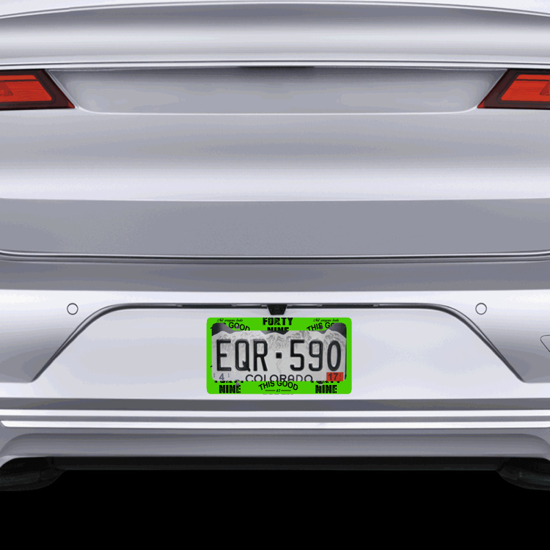 Not Everyone Looks This Good At Forty Nine License Plate Frame | Artistshot