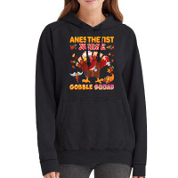 Anesthetist Nurse Gobble Squad Dabbing Turkey Thanksgiving Vintage Hoodie | Artistshot