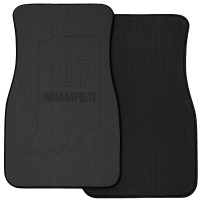 317 Area Code Of Indianapolis Or Indiana Zip List Front Car Mat | Artistshot