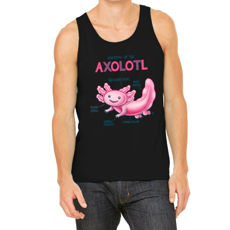 Anatomy Of The Axolotl Tank Top | Artistshot