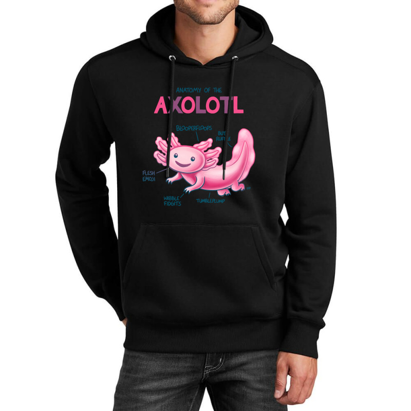 Anatomy Of The Axolotl Unisex Hoodie | Artistshot