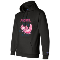 Anatomy Of The Axolotl Champion Hoodie | Artistshot