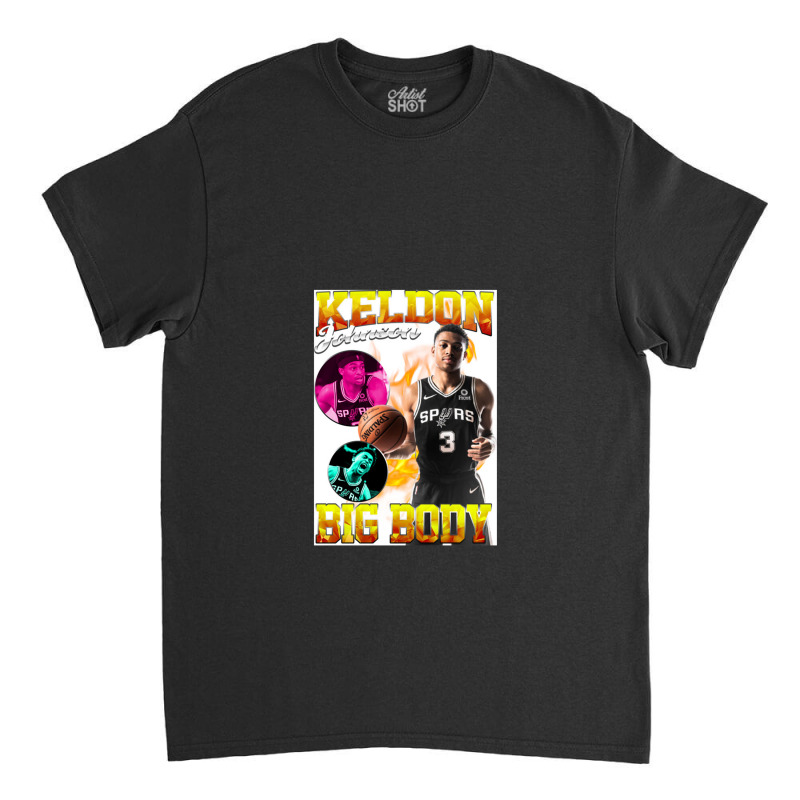 Big Body Vintage   Keldon Johnson Classic T-shirt by trexsapiensord | Artistshot