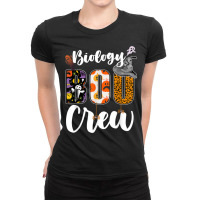 Biology Boo Crew Halloween Matching Biologist Ladies Fitted T-shirt | Artistshot