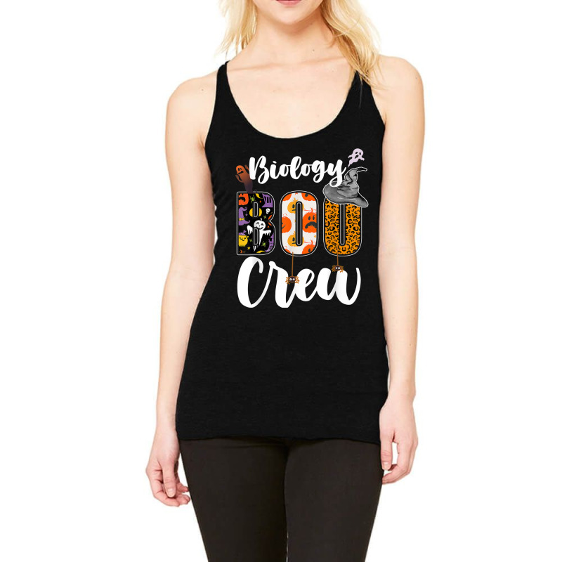 Biology Boo Crew Halloween Matching Biologist Racerback Tank by Uniform | Artistshot