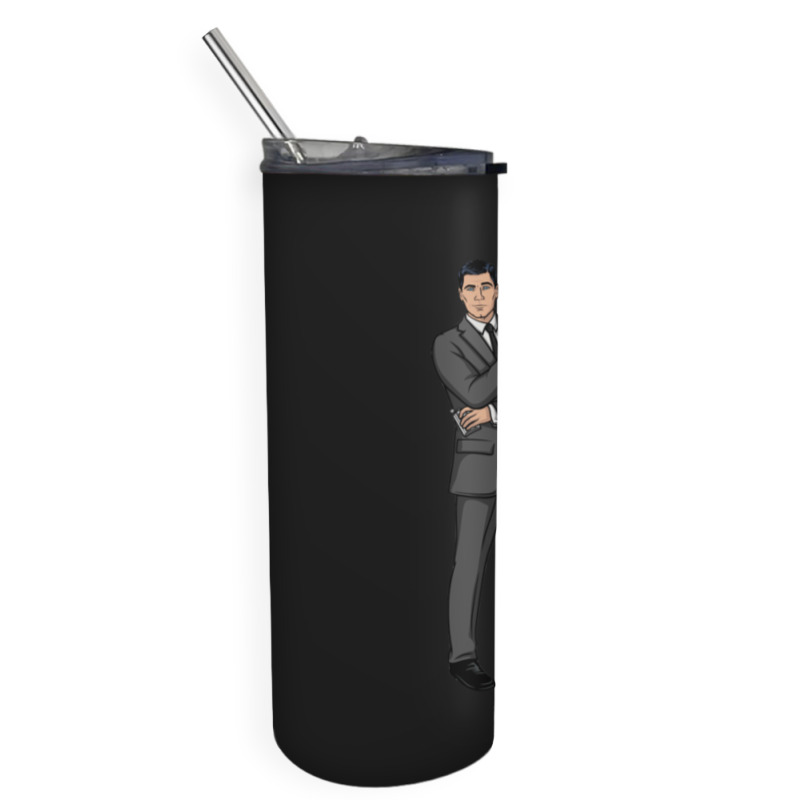 C:\users\dell\desktop\l2\chung 7\spies Spy Guy_.png Skinny Tumbler | Artistshot