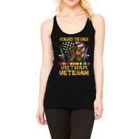 Vietnam Veteran With Us Flag With Combat Boots Patriotic Racerback Tank | Artistshot